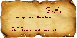 Fischgrund Amadea névjegykártya